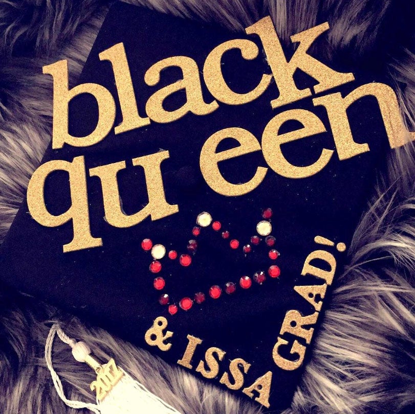 Cheers to Black Grads! 32 Of The Best Graduation Caps We've Seen This Year
